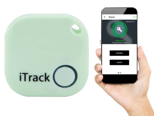 iTrack1 lokalizator kluczy portfela Bluetooth GPS miętowy na Arena.pl