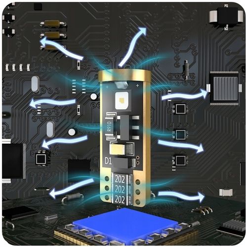 2x Żarówka LED W5W T10 S5 6000K biel MOCNE DIODY CSP SERIA PRO WHITE CANBUS na Arena.pl