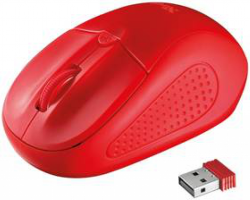 Mysz Trust Primo Wireless (20787) Czerwona na Arena.pl