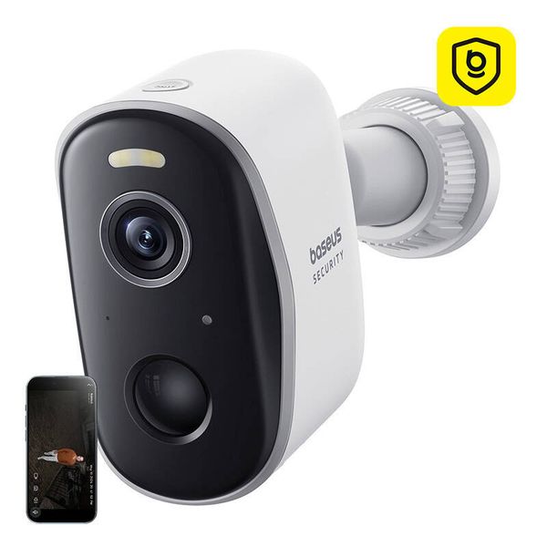 kamera zewnętrzna baseus n1 plus (biała) zdjęcie 1