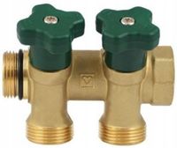 ROZDZIELACZ DO WODY UŻYTKOWEJ CIEPŁEJ ZIMNEJ HERZ 2 punkty