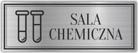 Tabliczka Grawerowana SALA CHEMICZNA SZKOLNA