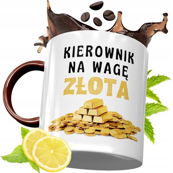 Kubek Bordowy Dla Kierownika Na Urodziny Prezent Z Nadrukiem Ze Zdjęciem zdjęcie 1