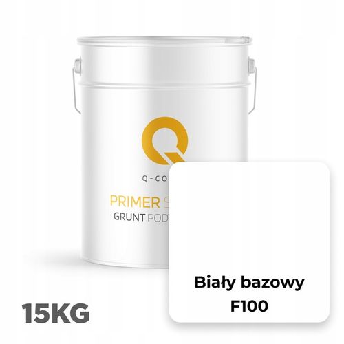 GRUNT PODTYNKOWY POD TYNK SILIKONOWY KOLOR BIAŁY BAZOWY F100 BIEL 15KG na Arena.pl