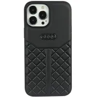 audi genuine leather iphone 13 pro max 6.7 czarny/black hardcase