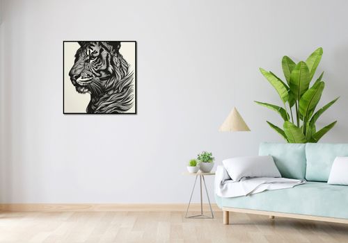 Plakat 70x70cm Tygrysi Gwizd na Arena.pl