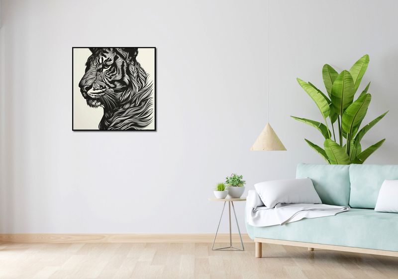 Plakat 70x70cm Tygrysi Gwizd zdjęcie 4