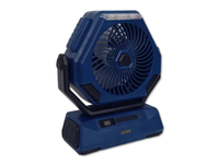 Wiatrak - Wentylator warsztatowy akumulatorowy - Niebieski