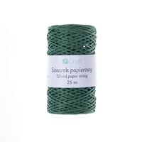 SZNUREK PAPIEROWY Z DRUCIKIEM ZIELONY DPSZ-016 DP CRAFT