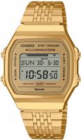 Zegarek złoty Casio Vintage ABL-100WEG-9AEF Bluetooth, krokomierz