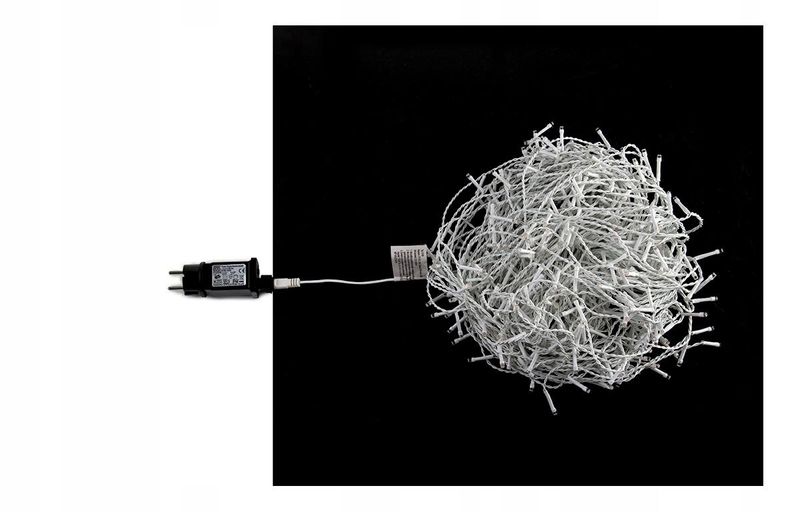 Lampki Choinkowe Sople 500LED 18M Białe Zimne CH34 EUROHIT Christmas zdjęcie 4