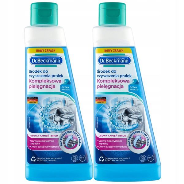 Dr. Beckmann Środek Czyszczący do Pralki 2x250ml zdjęcie 1