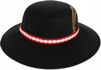 Kapelusz Czapka Górala z Piórkiem Góralski Baca Pastuch Myśliwy Przebranie