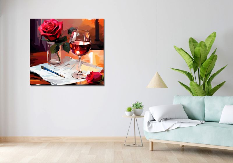 Obraz 100x90cm Poetycki Wieczór zdjęcie 2