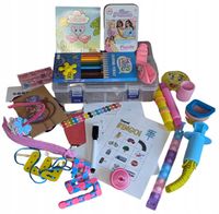 PUDEŁKO Z ZABAWKAMI NA PODRÓŻ 3-6L TRAVELBOX NA NUDĘ ZESTAW PODRÓŻNY