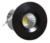 SH-14 BK 3W LED 230V czarny oprawa hermetyczna okrągła IP65