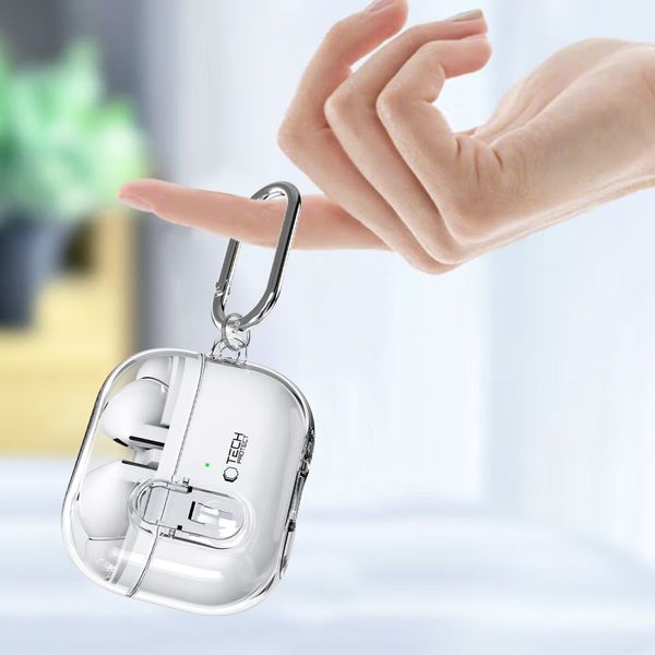 tech-protect flexair samsung galaxy buds 3 / 3 pro clear zdjęcie 6