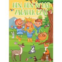 hen, hen w las zagadek czas łamigłówki dla dzieci