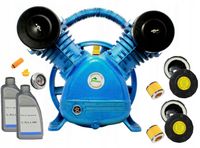 Sprężarka POMPA powietrza wydajny kompresor olejowy dwutłokowy 10 Bar 2090