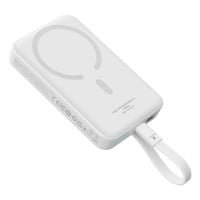 mini powerbank magsafe 10000mah 30w z kablem usb-c 0.3m biały