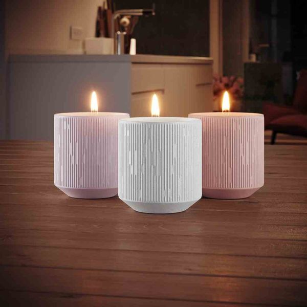 CANDLEHOLDER/AH/PASO/POWDERPINK/9X9,8 zdjęcie 4