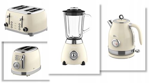 BLENDER KIELICHOWY BEŻOWY 2 BIEGI PULSE RETRO 500W na Arena.pl