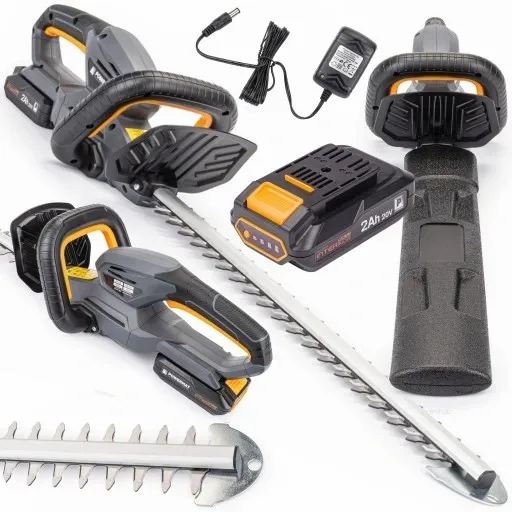 POWERMAT NOŻYCE AKUMULATOROWE DO ŻYWOPŁOTU SEKATOR GAŁĘZI 45CM 20V +2Ah zdjęcie 5