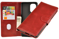 Etui portfel Wallet do Motorola Moto G85 5G czerwony