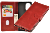 Etui portfel Wallet do Motorola Moto G85 5G czerwony