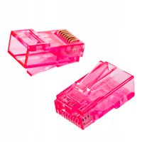 Wtyk sieciowy RJ45 przelotowy kat6 UTP PT-RJ456UPK-1 PassThrough CAT6