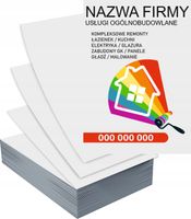 Ulotki A5 5000szt reklamowe firmowe różne wzory USŁUGI OGÓLNOBUDOWLANE