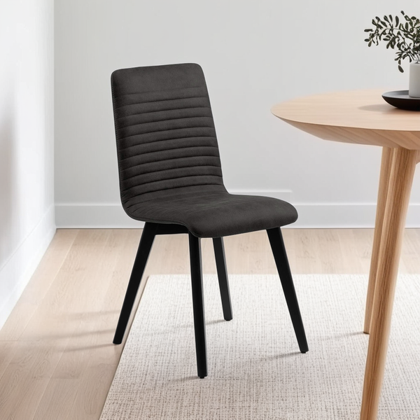 Krzesło Arosa Anthracite/ Black tapicerowane zdjęcie 2