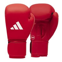 Rękawice bokserskie turniejowe adidas z atestem IBA czerwone 10 oz