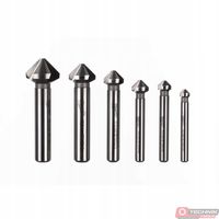 ZESTAW FREZÓW STOŻKOWYCH HSS 6,3-20,5mm 6szt MLIWAUKEE 4932493574