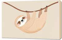 Obraz 90x60cm Wzory dla Dzieci, Dziewczynki i Chłopca - Śpioch