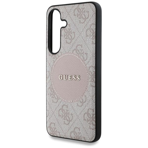 Etui Guess 4G Round Patch Classic Logo MagSafe do Samsung Galaxy S25 Plus zdjęcie 6