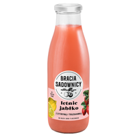 Bracia Sadownicy Napój letnie jabłko z cytryną i truskawką 750 ml