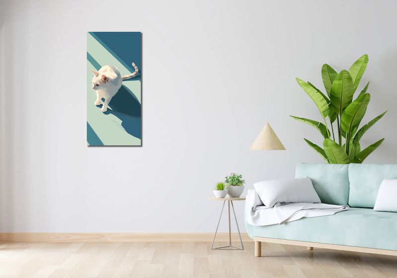 Obraz 40x90cm Kocia Persona zdjęcie 2