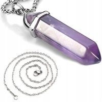 WISIOREK kamień AMETYST naszyjnik prezent