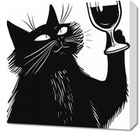 Obraz 50x50cm Koci Wirtuoz