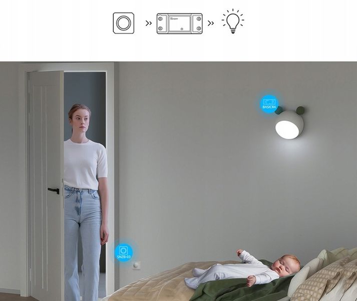Inteligentny Sterownik Przekaźnik WiFi Sonoff BasicR4 ESP32 eWeLink zdjęcie 7