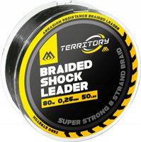 2 x PRZYPON STRZAŁOWY MIKADO BRAIDED SHOCK LEADER 70lb