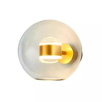 Kulisty kinkiet Bubbles ST-0801W gold Step LED 8W 3000K ball złoty