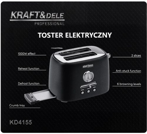 Toster Elektryczny 1000W KD4155 na Arena.pl