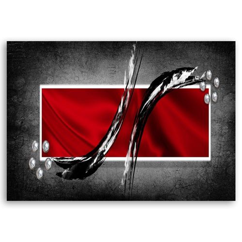 Emaga Obraz na płótnie, Abstrakcja czerwona - 60x40 na Arena.pl