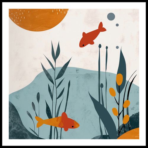 Plakat 60x60cm Podwodny Świat na Arena.pl