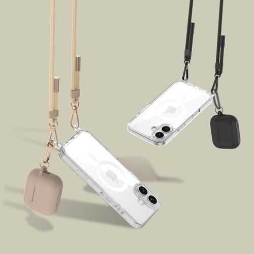 tech-protect flexair chain magsafe iphone 16e black & taupe na Arena.pl