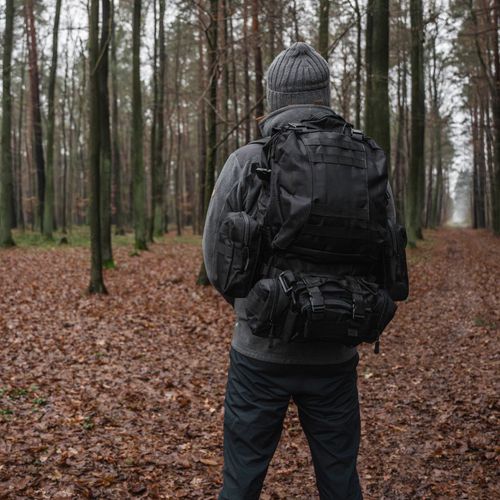 Plecak turystyczny Survival Combo 38 l czarny Offlander na Arena.pl