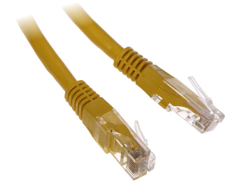 PATCHCORD RJ45/6/1.5-YELLOW 1.5 M zdjęcie 1