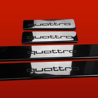 Listwa progowa AUDI A4 B7 QUATTRO Stal nierdzewna 304 połysk 4szt